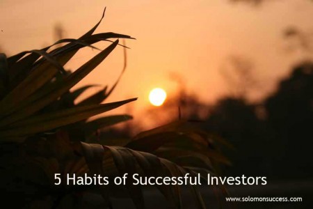 Five habits of succssful investors